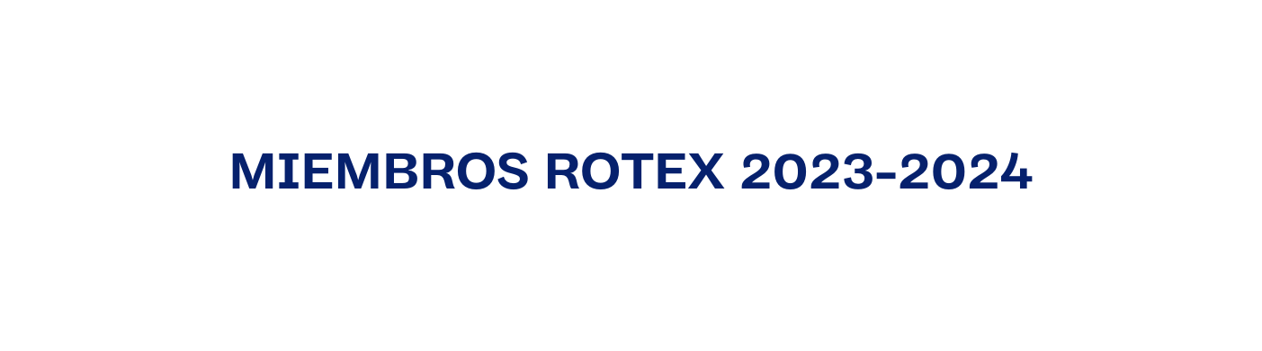 MIEMBROS ROTEX 2023 2024
